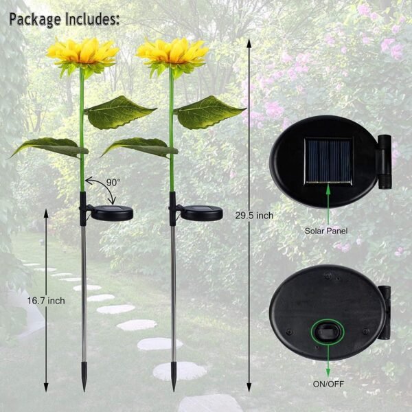 Sunbeam Sunflower Garden Light - Image 2