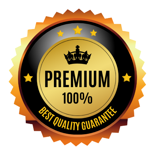 Gold Modern Premium Warranty Logo