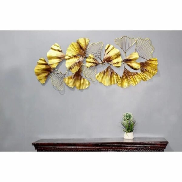 Iron Golden Living Room Wall Art, Size: 48inch - Image 14