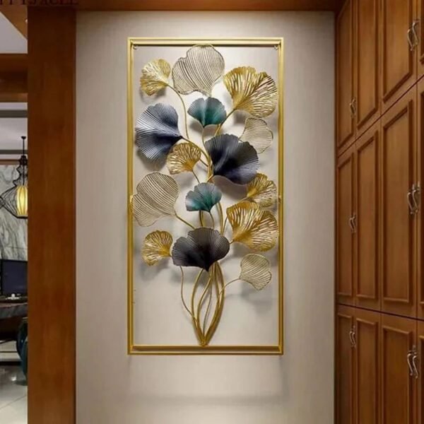 Iron Golden Living Room Wall Art, Size: 48inch - Image 11