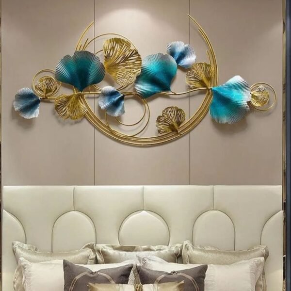 Iron Golden Living Room Wall Art, Size: 48inch - Image 6